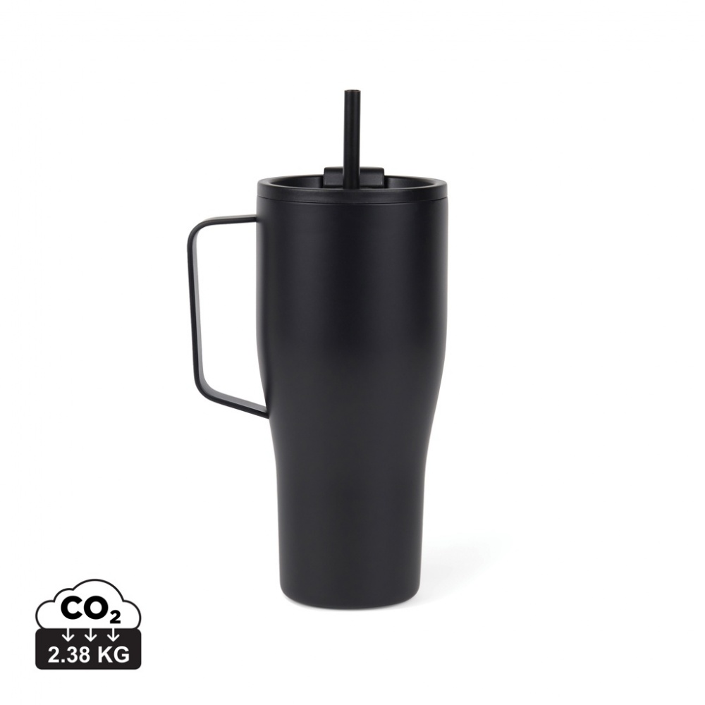 Logotrade promotional product picture of: VINGA Eos voyager RCS recycled SS 800ml thermos cup