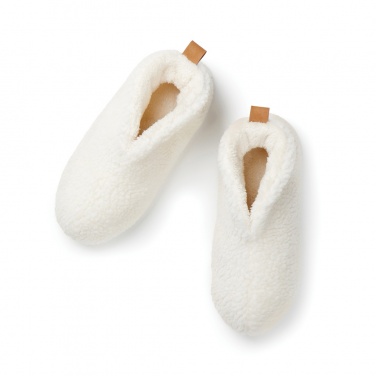 Logo trade promotional products image of: VINGA Santos RCS recycled pet cosy slippers