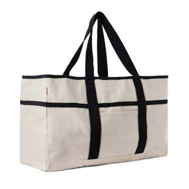 Logotrade promotional giveaway image of: VINGA Volonne AWARE™ recycled canvas beach bag