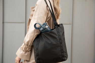 Logo trade promotional merchandise photo of: VINGA Livorno GRS recycled polyester tote