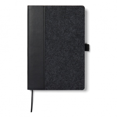 Logo trade promotional items picture of: VINGA Albon GRS recycled felt notebook