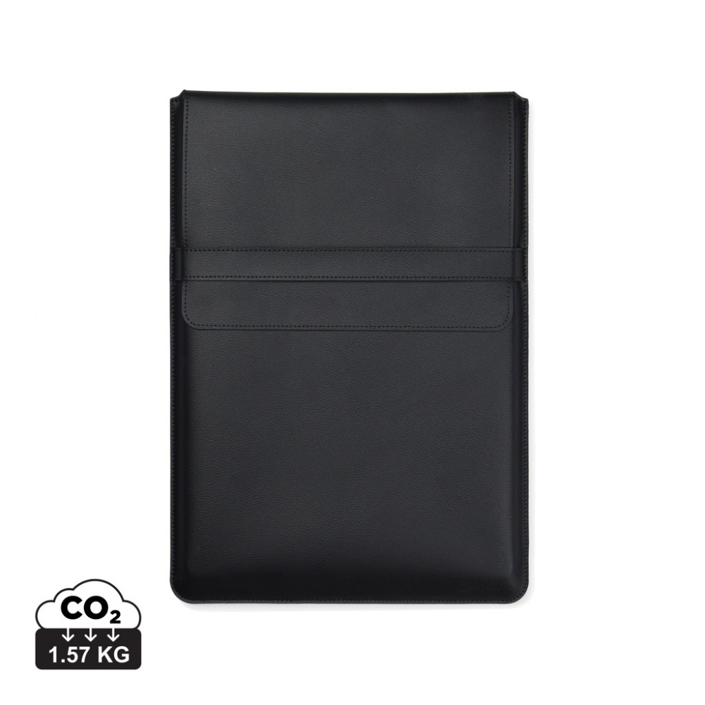 Logotrade promotional item picture of: VINGA Timo PU RCS RPET 16" laptop sleeve