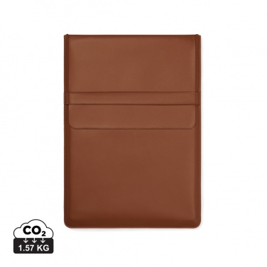 Logotrade promotional products photo of: VINGA Timo PU RCS RPET 16" laptop sleeve