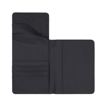 Logo trade advertising products image of: VINGA Baltimore RCS recycled polyester RFID passport cover