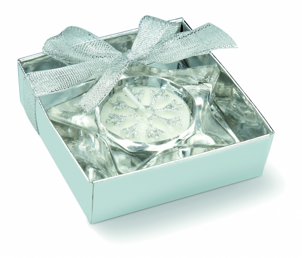 Logo trade business gift photo of: Star shaped candle holder