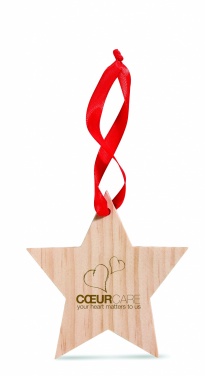 Logotrade advertising products photo of: Star shaped hanger