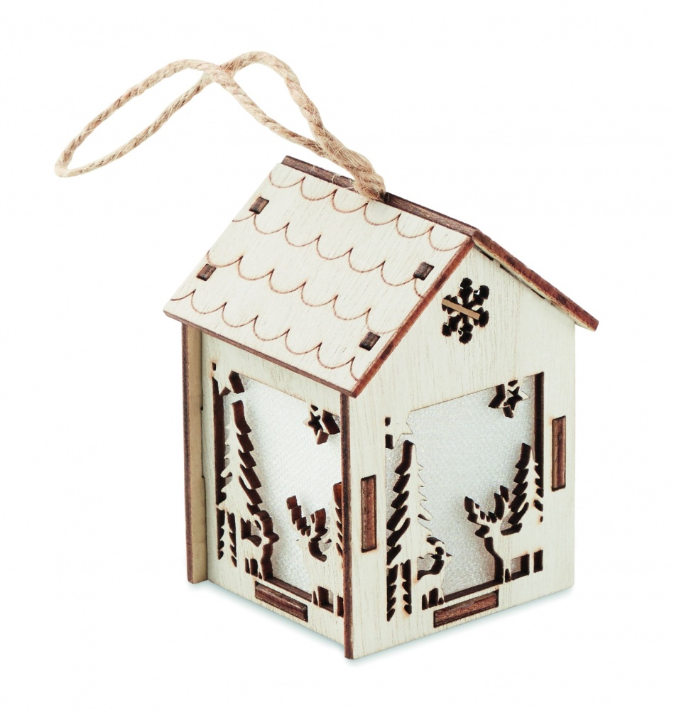Logotrade promotional merchandise image of: MDF house with light