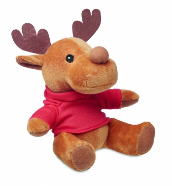 Logotrade promotional items photo of: Plush reindeer with hoodie