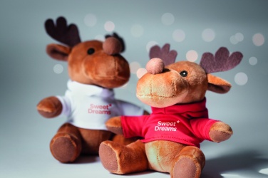 Logotrade promotional merchandise photo of: Plush reindeer with hoodie