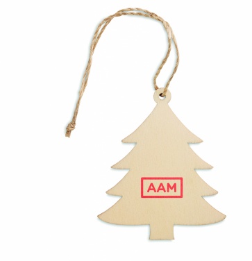 Logotrade corporate gift image of: Wooden Tree shaped hanger