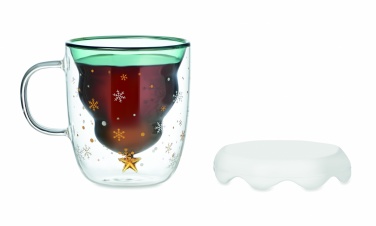 Logo trade business gifts image of: Double wall borosilicate mug