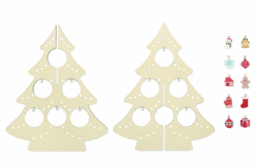 Logo trade promotional gifts picture of: Wooden Xmas tree decoration