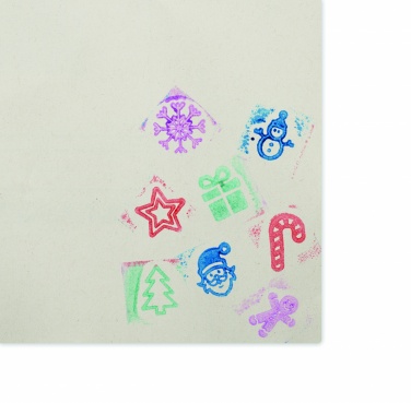 Logotrade promotional product image of: 8 wooden Christmas stamps set