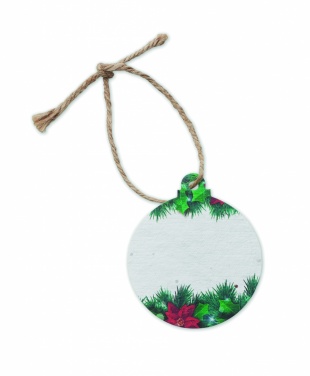 Logotrade advertising product image of: Seed paper Xmas ornament