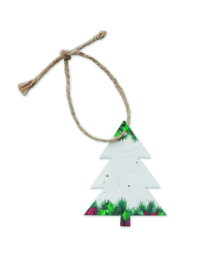 Logotrade promotional merchandise picture of: Seed paper Xmas ornament