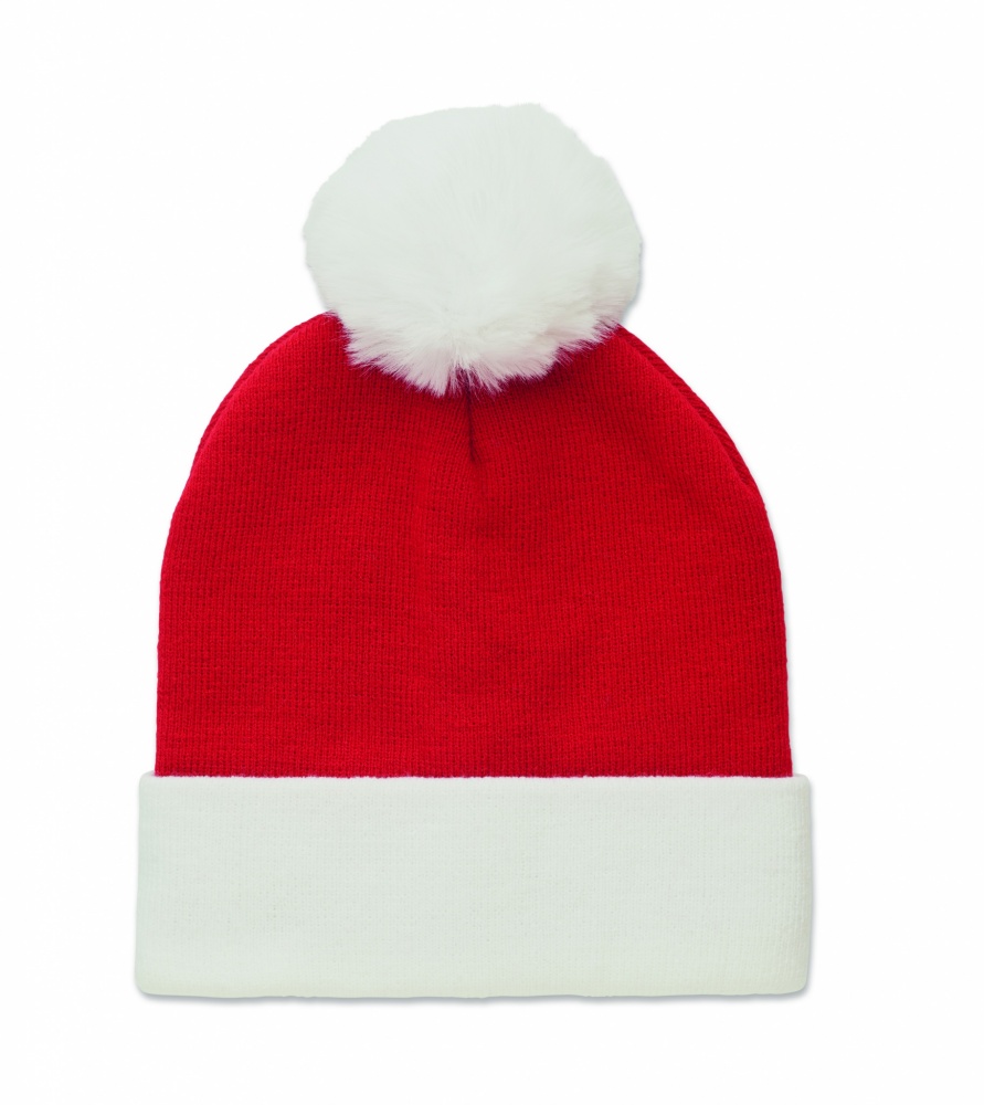 Logo trade corporate gift photo of: Christmas knitted beanie