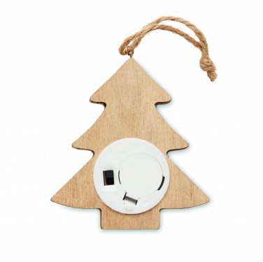 Logotrade promotional gift picture of: Wooden weed tree with lights