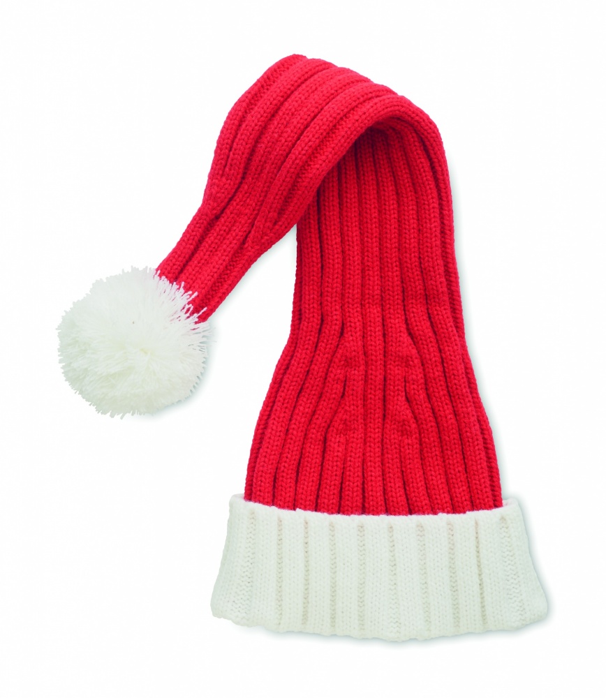 Logo trade advertising product photo of: Long Christmas knitted beanie