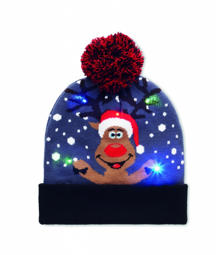 Logotrade business gifts photo of: Christmas knitted beanie LED