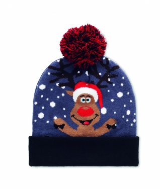 Logotrade promotional giveaways photo of: Christmas knitted beanie LED