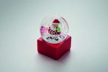 Logo trade promotional merchandise photo of: Small snow ball glass ornament