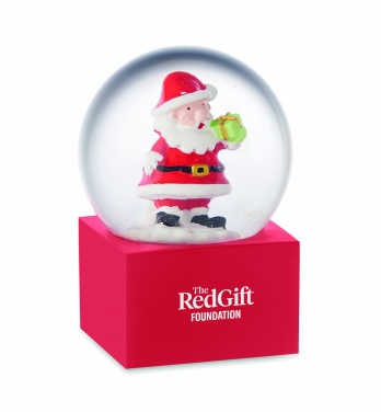 Logo trade corporate gifts picture of: Small snow ball glass ornament