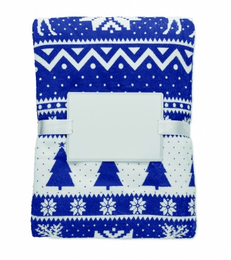 Logotrade promotional giveaway image of: RPET fleece blanket 190 gr/m²