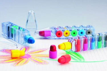 Logo trade advertising products picture of: Set of 6 wax crayons