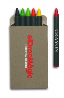 Logotrade promotional items photo of: Carton of 6 wax crayons