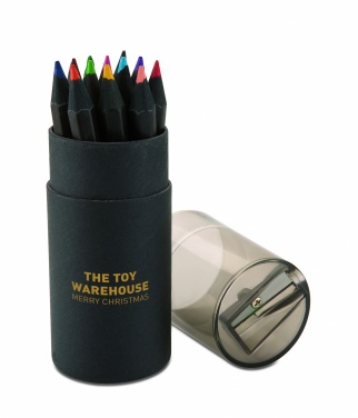 Logo trade promotional product photo of: Black colouring pencils