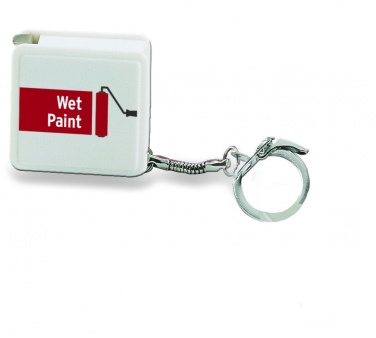 Logo trade advertising product photo of: Key ring w/ flexible ruler 1m, Vantaa