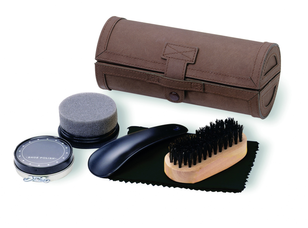 Logo trade promotional merchandise image of: Shoe polish kit
