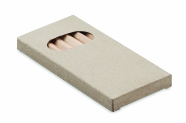 Logotrade promotional gift picture of: 6 coloured pencils in box