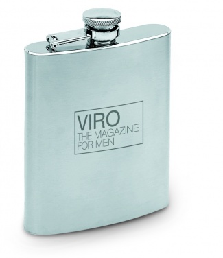 Logo trade promotional items image of: Slim hip flask 200ml