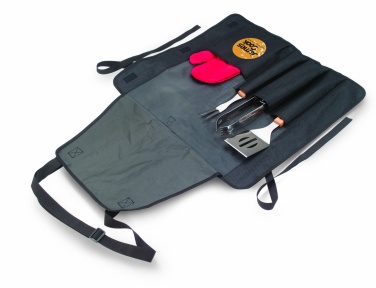 Logotrade advertising products photo of: BBQ apron with BBQ tools