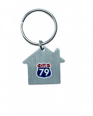 Logotrade promotional merchandise picture of: Metal key holder house Lahti