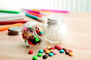 Logo trade promotional product photo of: Chocolates in glass holder