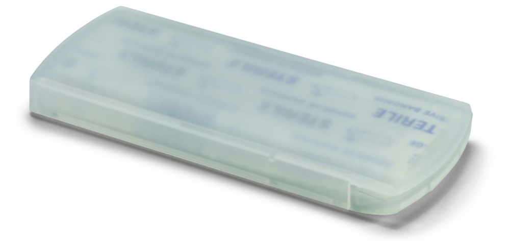 Logo trade promotional gifts image of: Container with plasters