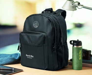 Logotrade promotional product picture of: 300D RPET laptop backpack