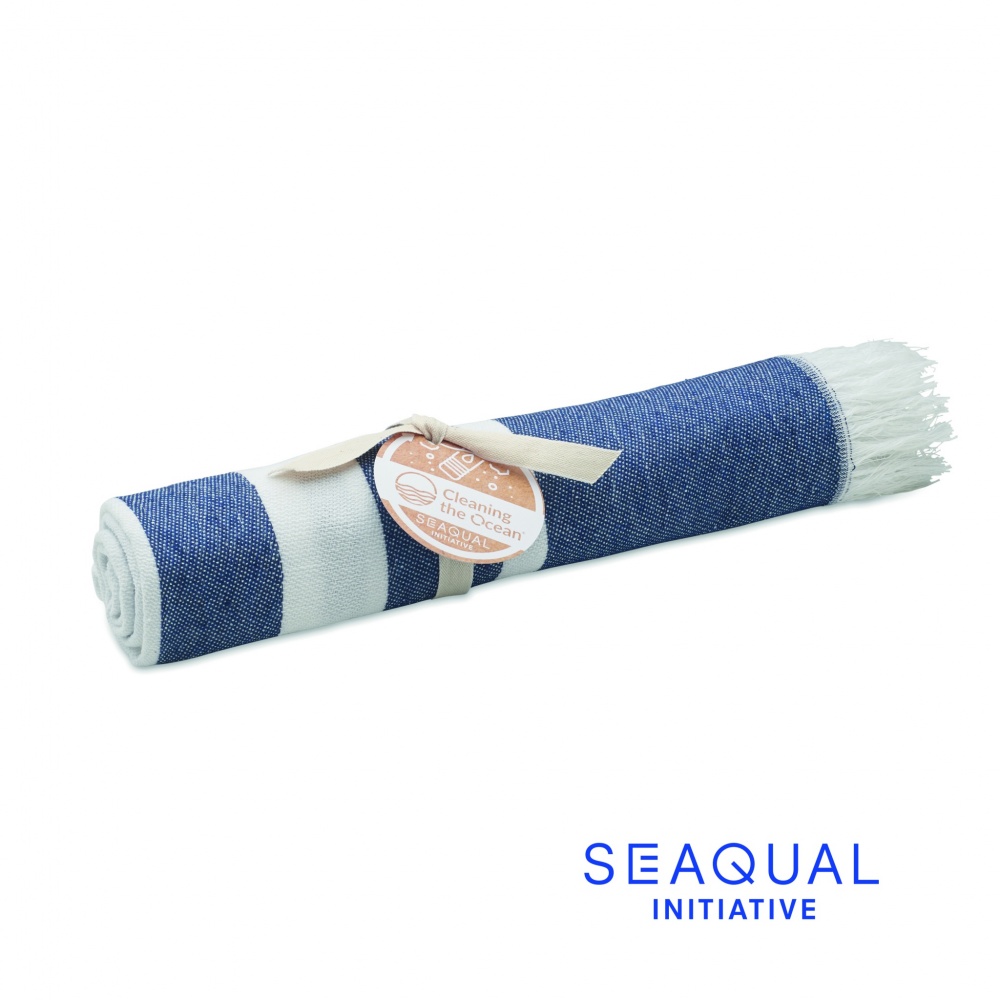 Logo trade promotional merchandise picture of: SEAQUAL® hammam towel 100x170
