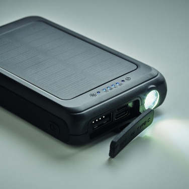 Logo trade corporate gift photo of: Solar power bank 5000 mAh