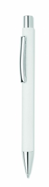 Logo trade promotional item photo of: Recycled paper push ball pen