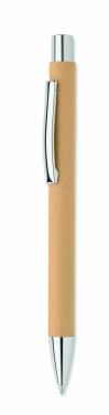 Logo trade corporate gifts image of: Recycled paper push ball pen