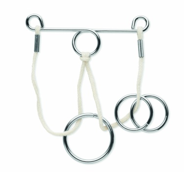 Logotrade advertising product picture of: Set of 2 metal brain teasers