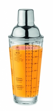 Logo trade promotional gift photo of: Glass cocktail shaker 400 ml