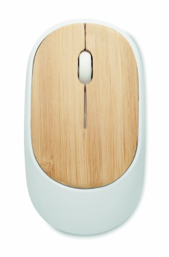 Logotrade corporate gift image of: Wireless mouse in bamboo
