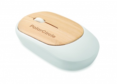 Logo trade promotional product photo of: Wireless mouse in bamboo