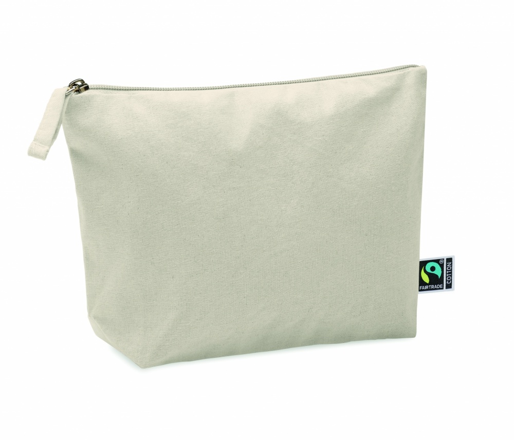 Logo trade promotional gifts image of: Cosmetic bag Fairtrade