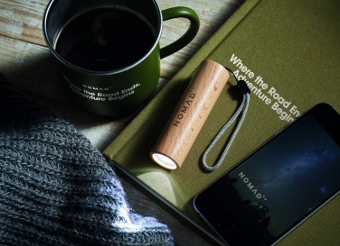 Logotrade corporate gift picture of: Beech wood rechargeable torch