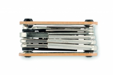 Logo trade advertising products picture of: Multi tool pocket in bamboo